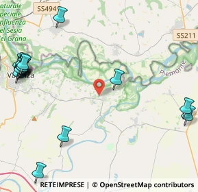 Mappa 15042 Bassignana AL, Italia (6.29706)