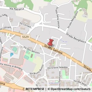 Mappa Strada Genova, 54, 10024 Moncalieri, Torino (Piemonte)