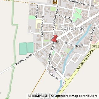 Mappa Via XXV Aprile, 7, 29020 Gossolengo, Piacenza (Emilia Romagna)