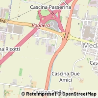 Karte Voghera