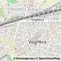 Karte Voghera