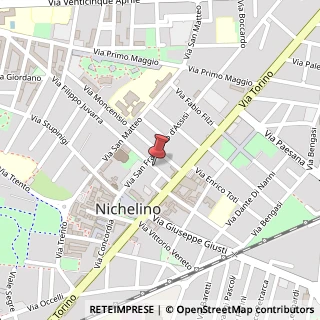 Mappa Via Juvarra Filippo, 6, 10042 Nichelino, Torino (Piemonte)