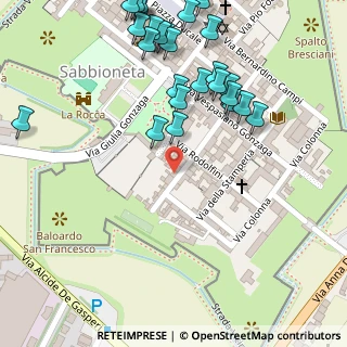Mappa Piazza D'Armi, 46018 Sabbioneta MN, Italia (0.15)