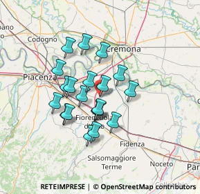 Mappa Via Cavour, 29016 Cortemaggiore PC, Italia (10.753)