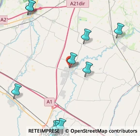 Mappa Via Giuseppe Manfredi, 29016 Cortemaggiore PC, Italia (6.27615)