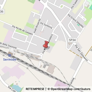 Mappa Piazza Donatori di Sangue, 17, 46028 Sermide, Mantova (Lombardia)