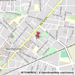 Mappa Via Chiesa Damiano, 10, 10042 Nichelino, Torino (Piemonte)