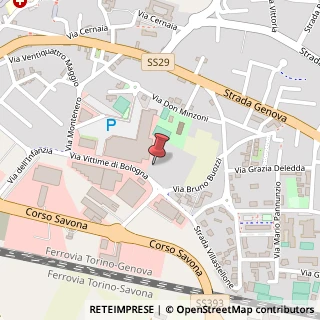 Mappa Via Bruno Buozzi, 16, 10024 Moncalieri, Torino (Piemonte)