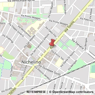 Mappa Via Torino, 119, 10042 Nichelino, Torino (Piemonte)