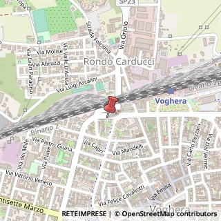 Mappa Via Papa Giovanni XXIII, 5, 27058 Voghera, Pavia (Lombardia)