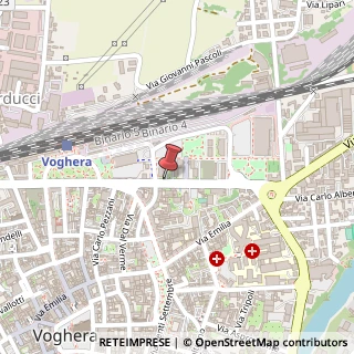 Mappa Via Montebello, 8, 27058 Voghera, Pavia (Lombardia)