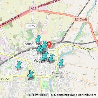 Mappa Viale Montebello, 27058 Voghera PV, Italia (0.83077)