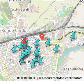 Mappa Viale Montebello, 27058 Voghera PV, Italia (0.539)