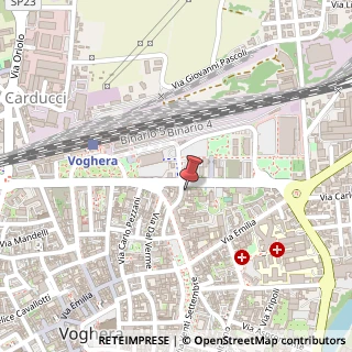 Mappa Via Rino Balladore, 19, 27058 Voghera, Pavia (Lombardia)