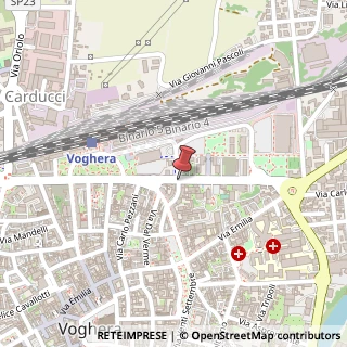 Mappa Via balladore rino 7, 27058 Voghera, Pavia (Lombardia)