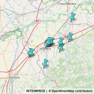 Mappa P.ZZA QUARLERI, 27058 Voghera PV, Italia (5.08909)