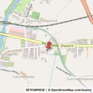 Mappa Strada Grippina, 168, 27058 Voghera, Pavia (Lombardia)