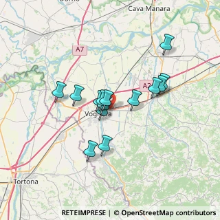 Mappa SP10, 27058 Voghera PV, Italia (5.57)