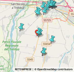 Mappa Via Regina, 29122 Quarto PC, Italia (4.48313)