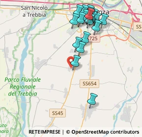 Mappa Via Regina, 29122 Quarto PC, Italia (4.3775)