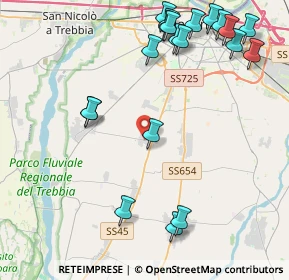 Mappa Via Regina, 29122 Quarto PC, Italia (5.252)