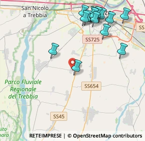 Mappa Via Regina, 29122 Quarto PC, Italia (4.93143)