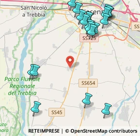 Mappa Via Regina, 29122 Quarto PC, Italia (5.3195)