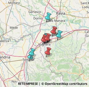 Mappa Via Scarabelli, 27058 Voghera PV, Italia (6.85667)