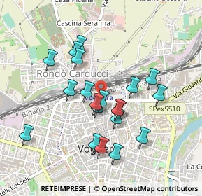 Mappa Via Scarabelli, 27058 Voghera PV, Italia (0.4165)