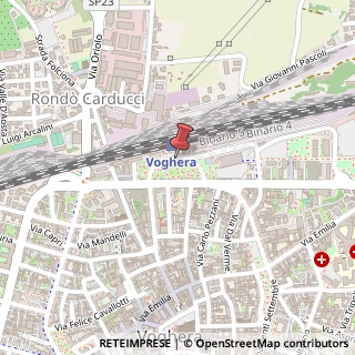 Mappa Piazzale Guglielmo Marconi, 21, 27058 Voghera, Pavia (Lombardia)