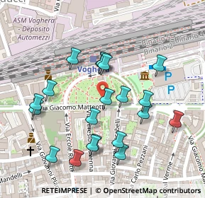 Mappa Via Scarabelli, 27058 Voghera PV, Italia (0.1205)