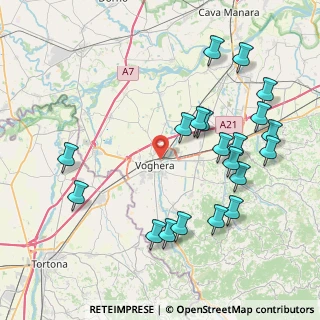 Mappa Via Alfonso Lamarmora, 27058 Voghera PV, Italia (9.1155)