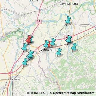 Mappa Via Alfonso Lamarmora, 27058 Voghera PV, Italia (7.11)