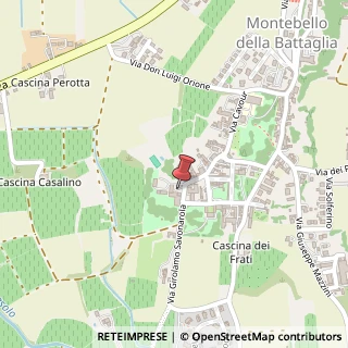 Mappa Via Savonarola, 30, 27054 Montebello della Battaglia, Pavia (Lombardia)