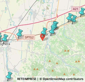 Mappa Via Savonarola, 27054 Montebello della Battaglia PV, Italia (6.5025)