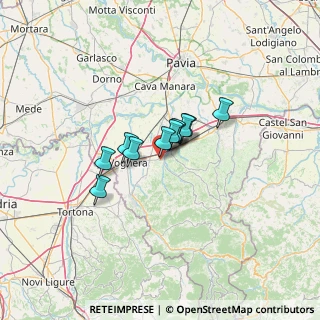 Mappa Via Savonarola, 27054 Montebello della Battaglia PV, Italia (7.24455)
