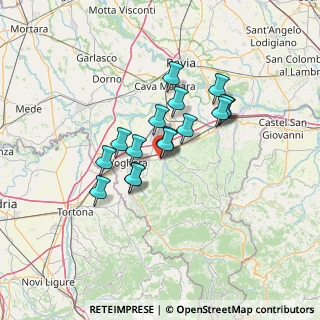 Mappa Via Savonarola, 27054 Montebello della Battaglia PV, Italia (10.13563)