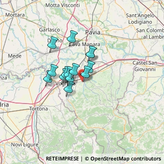 Mappa Via Savonarola, 27054 Montebello della Battaglia PV, Italia (9.02643)