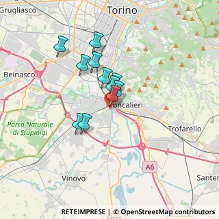 Mappa Strada Preserasca, 10024 Moncalieri TO, Italia (2.55364)