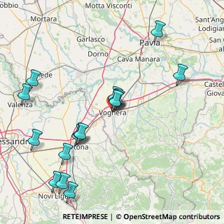 Mappa Via Giorgio Bidone, 27058 Voghera PV, Italia (18.22438)