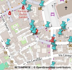 Mappa Via Toma, 27058 Voghera PV, Italia (0.081)