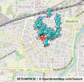 Mappa Via Giorgio Bidone, 27058 Voghera PV, Italia (0.2765)