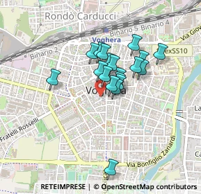 Mappa Via Bidone, 27058 Voghera PV, Italia (0.31158)