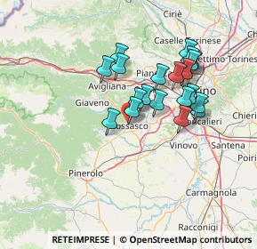 Mappa Via Don Pino Puglisi Vittima di Mafia, 10045 Piossasco TO, Italia (12.0135)