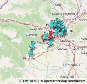 Mappa Via Don Pino Puglisi, 10045 Piossasco TO, Italia (10.3025)
