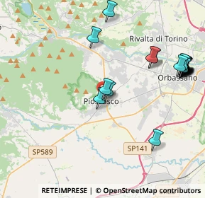 Mappa Via Don Pino Puglisi Vittima di Mafia, 10045 Piossasco TO, Italia (4.9185)