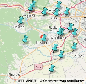 Mappa Via Don Pino Puglisi Vittima di Mafia, 10045 Piossasco TO, Italia (9.134)