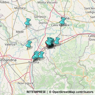 Mappa Via Aldo Moro, 27058 Voghera PV, Italia (7.16588)