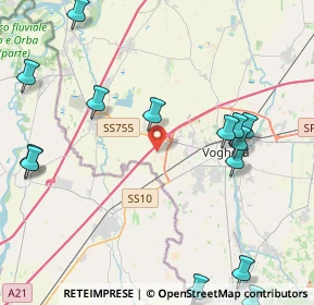 Mappa Strada Bussolino, 27058 Voghera PV, Italia (5.688)