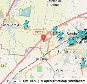 Mappa Strada Bussolino, 27058 Voghera PV, Italia (3.055)